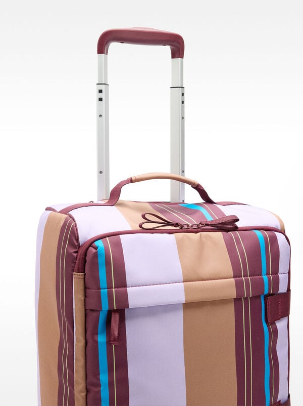 Striped nylon trolley