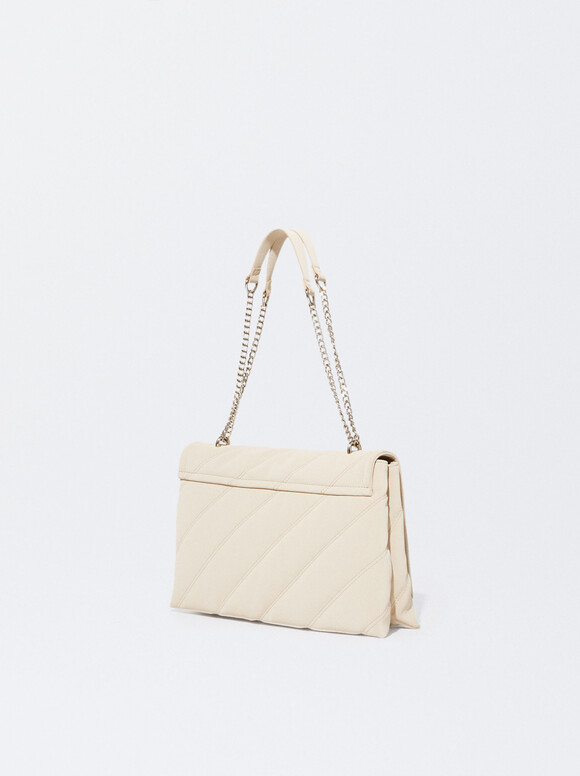 Everyday Shoulder Bag, Ecru, hi-res