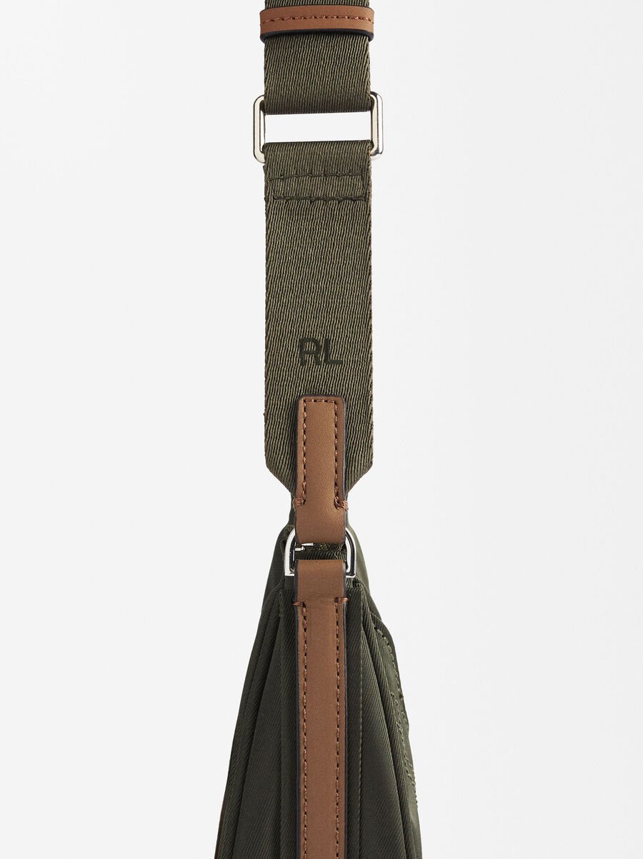 Nylon hobo crossbody bag