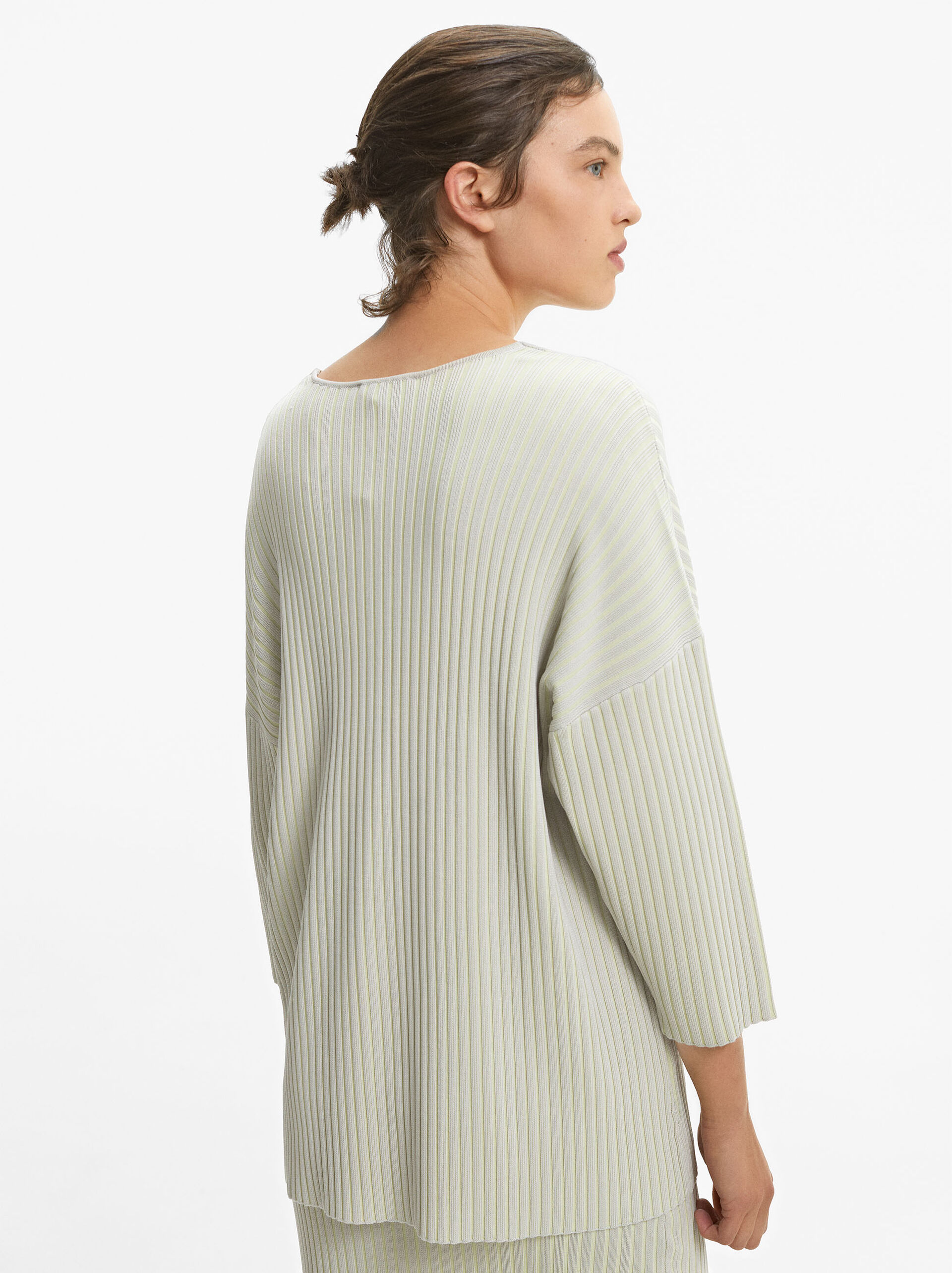 Pullover In Maglia A Coste image number 4.0