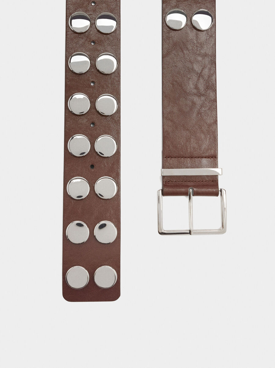 Belt with studs