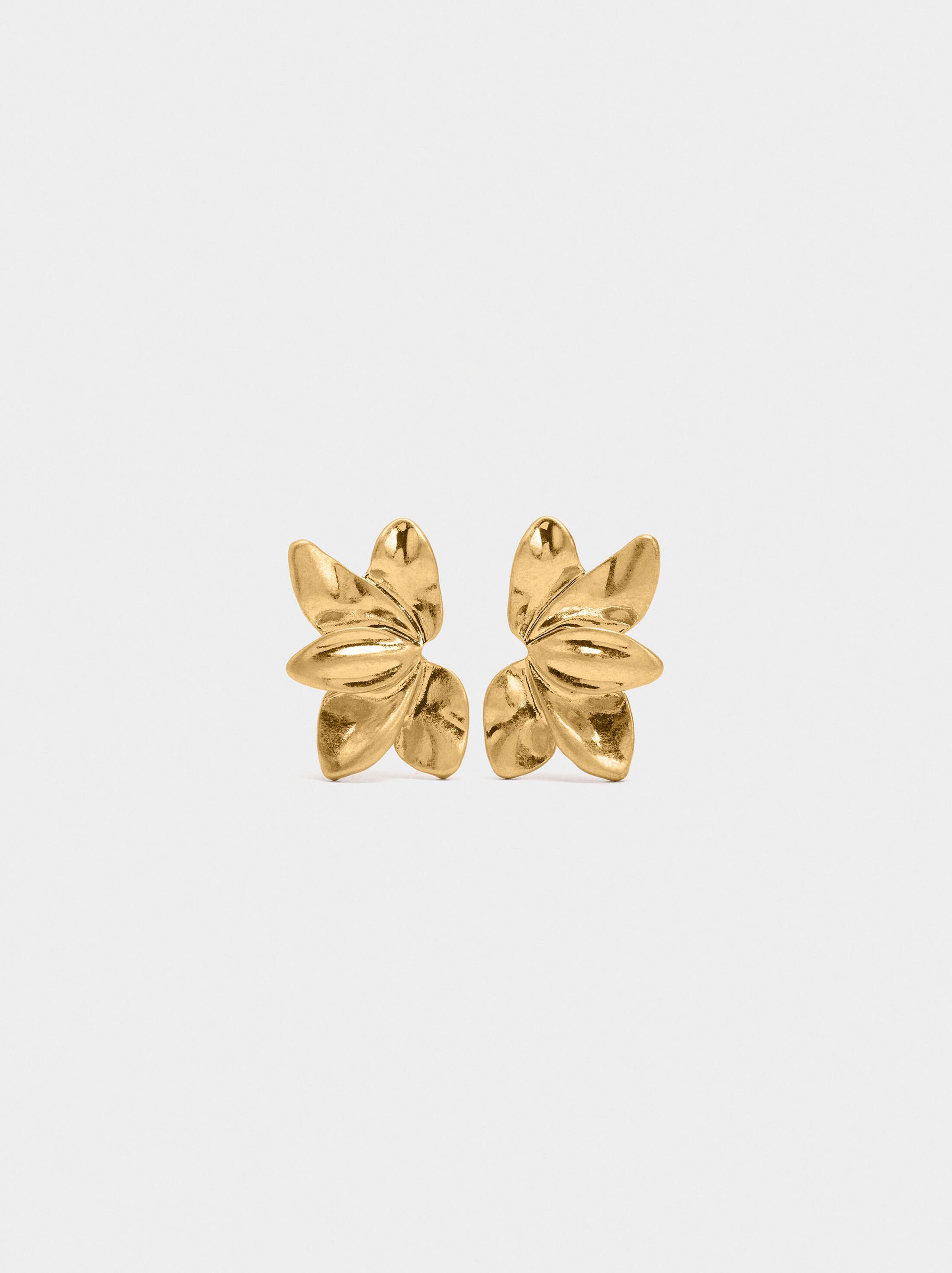 Half-flower earrings image number 0.0