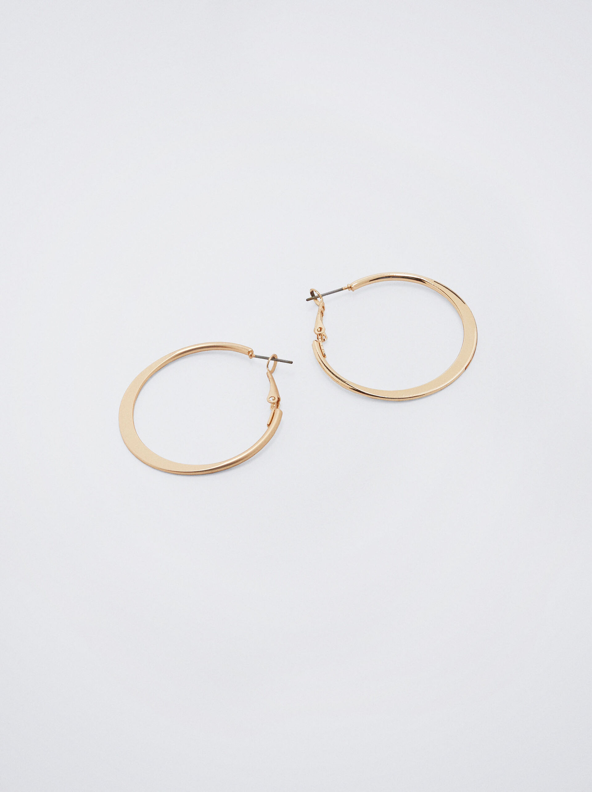 Set Of Golden Hoop Earrings image number 3.0