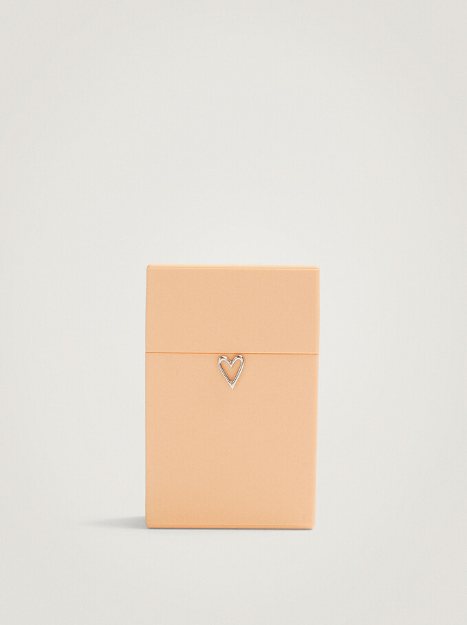 Heart Cigarette Box, Pink, hi-res