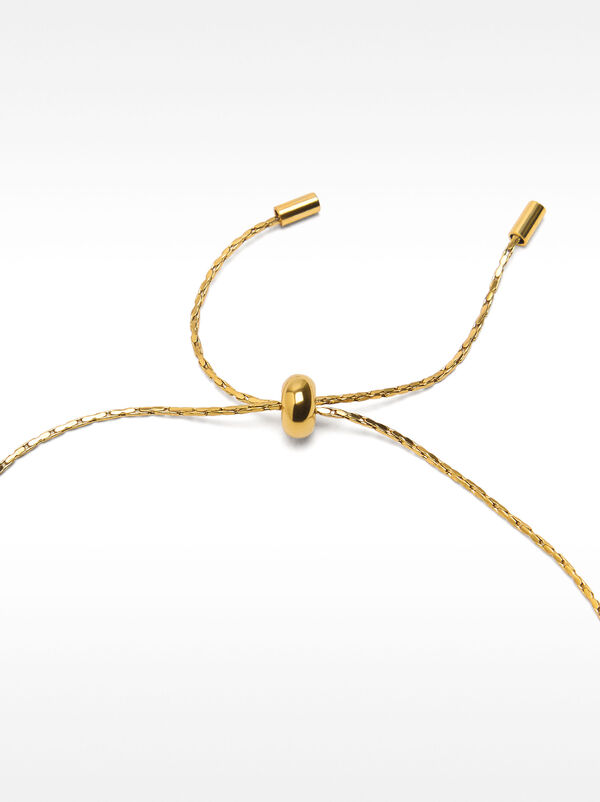 Bracelet with freshwater pearl – stainless steel
