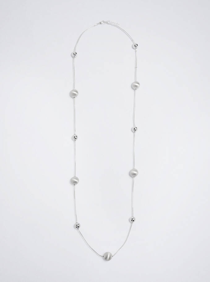 Silver Necklace, Silver, hi-res