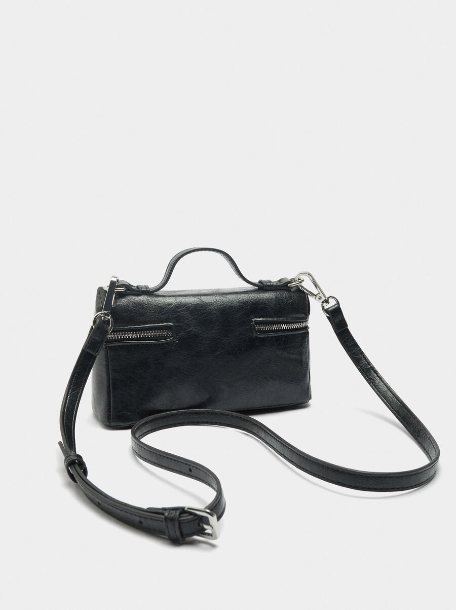 Multi-purpose pouch with cracked effect