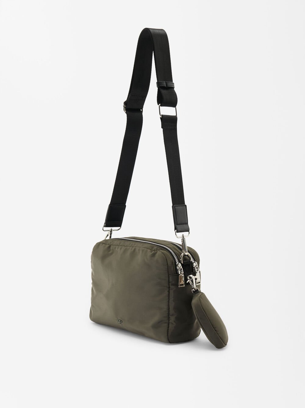 Crossbody bag with removable purse