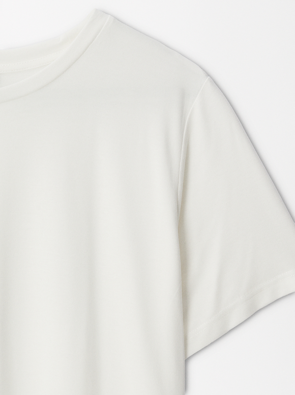 Modal T-Shirt, White, hi-res