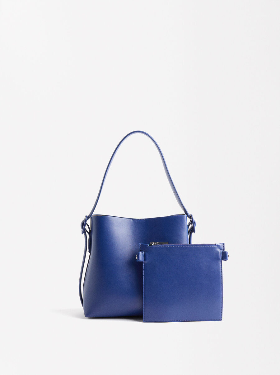 Shoulder bag with removable bag