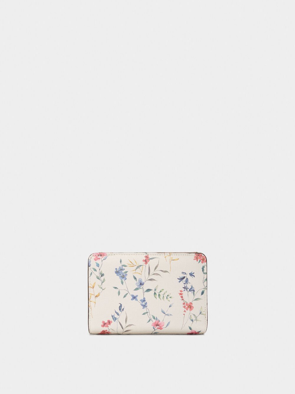 Floral printed wallet