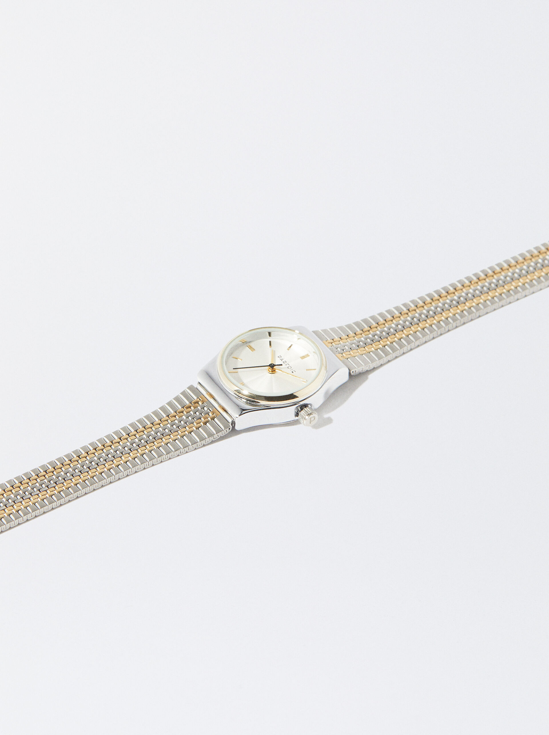 Stainless Steel Golden Watch image number 2.0
