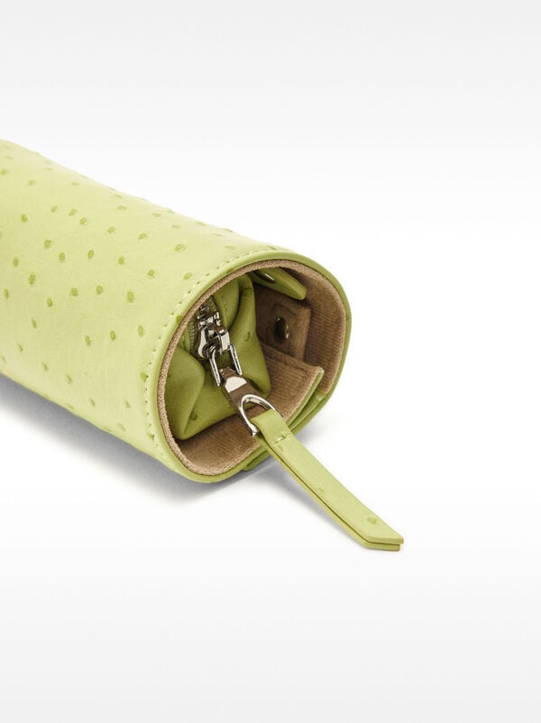 Animal embossed roll jewellery case