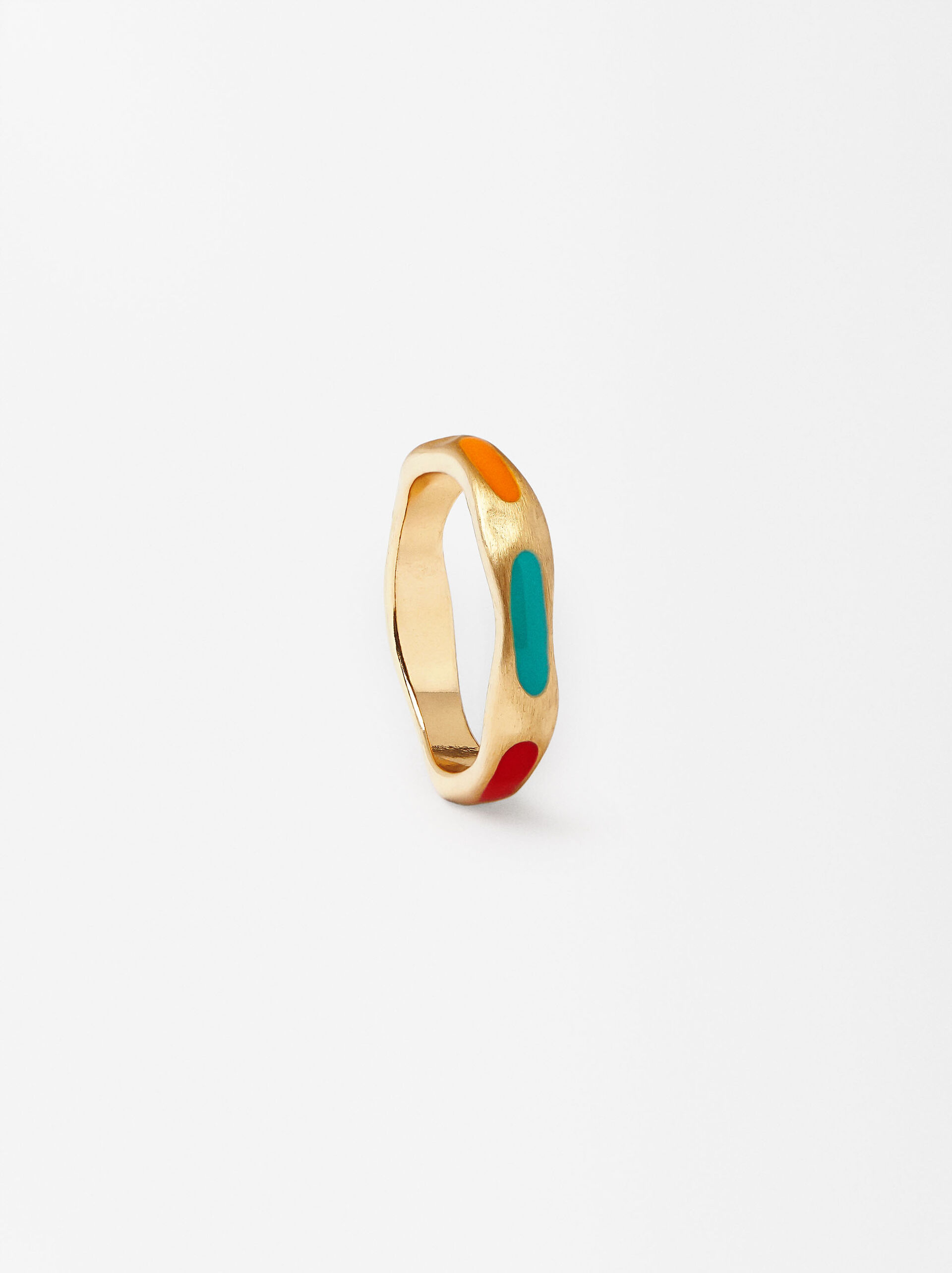 Irregular Ring With Multicolor Detail image number 2.0