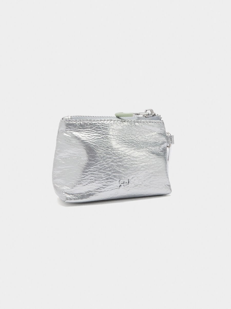 Metallic coin purse