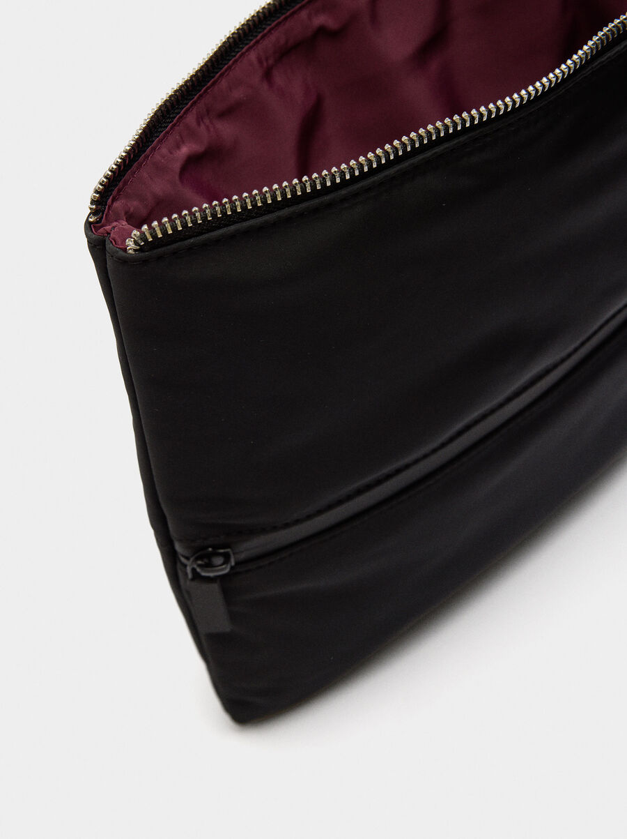 Nylon laptop cover with charm 13"