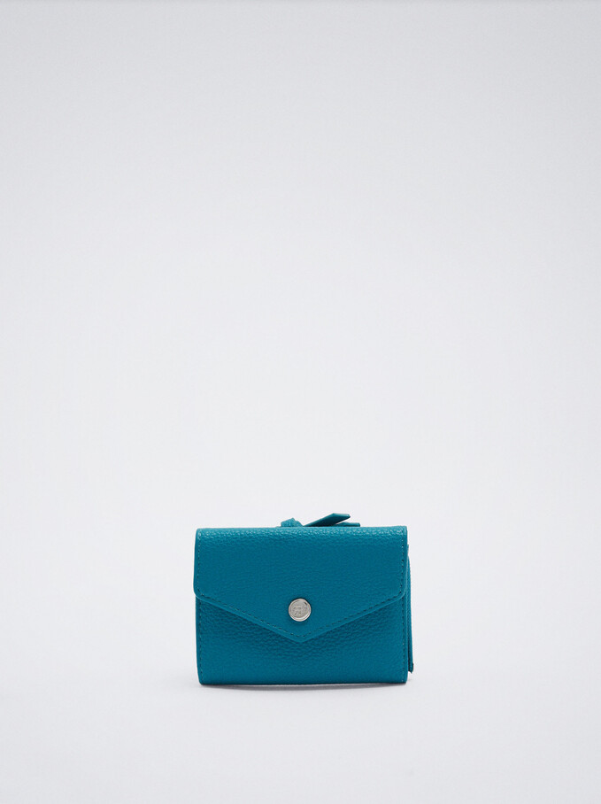 Basic Wallet, Blue, hi-res