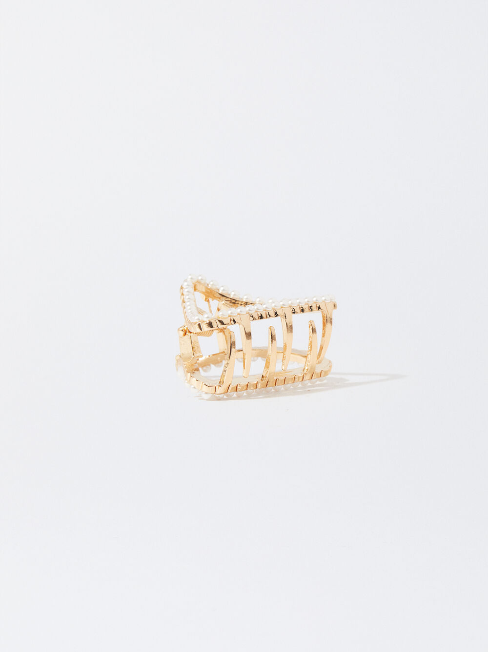 Hair Claw With With Pearls