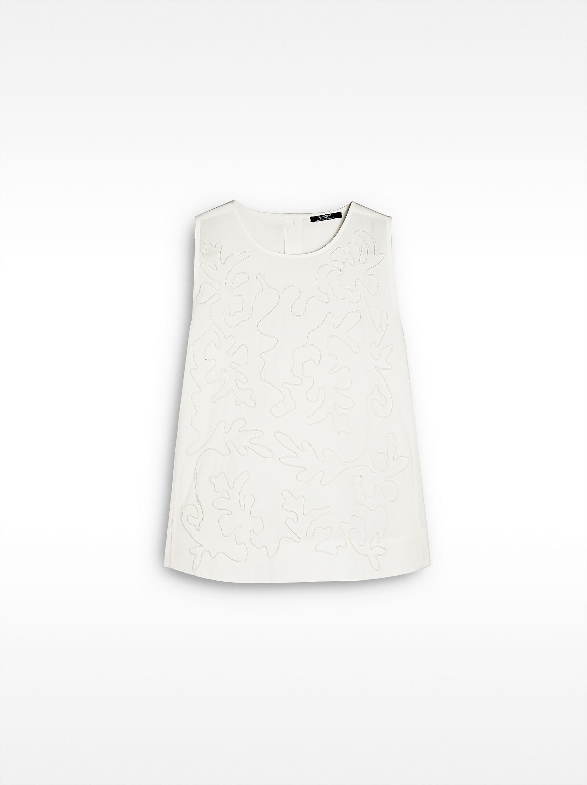 Top with embroidery 100% cotton image number 5.0