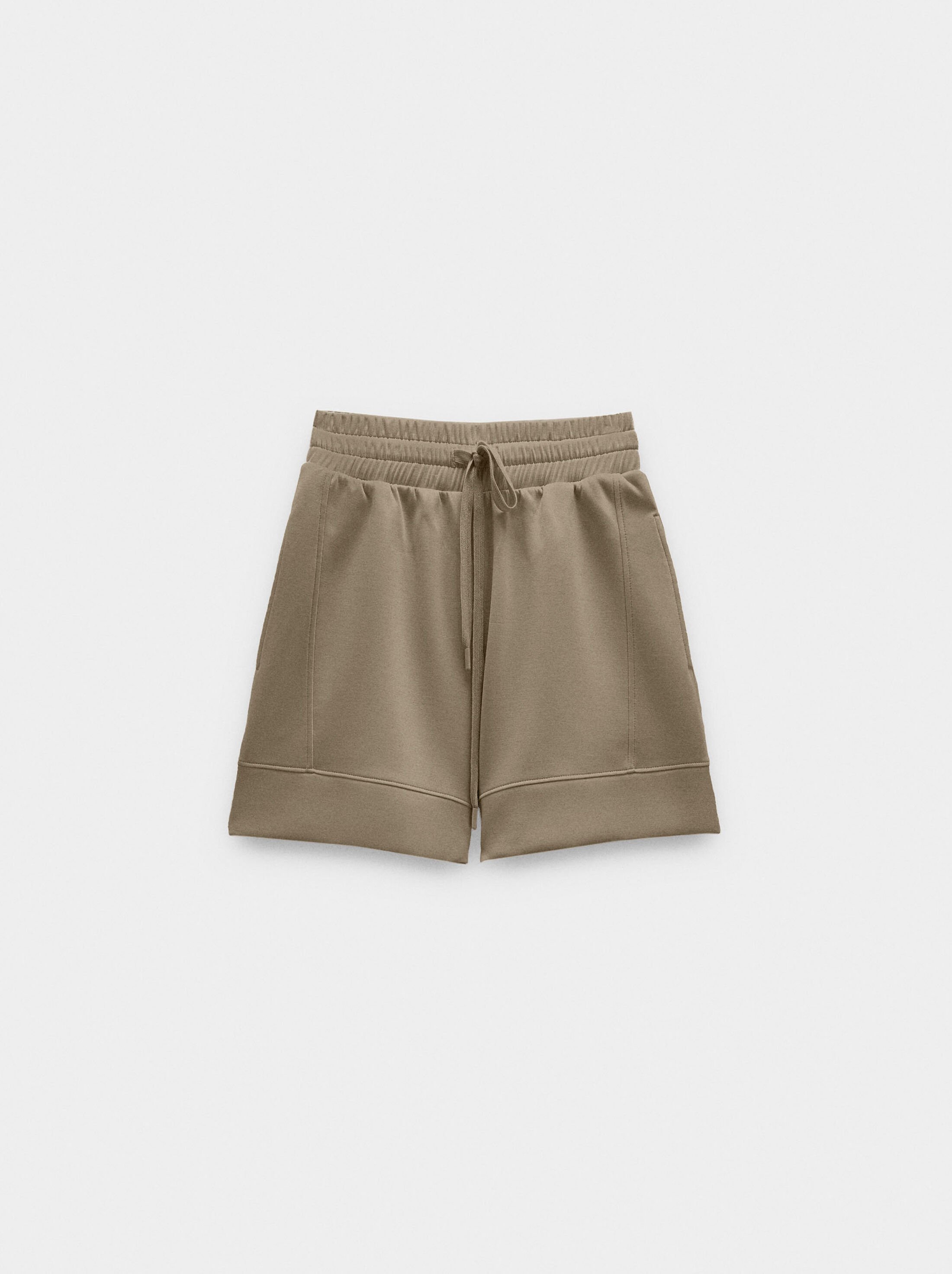 Shorts with elastic waist and soft touch image number 4.0