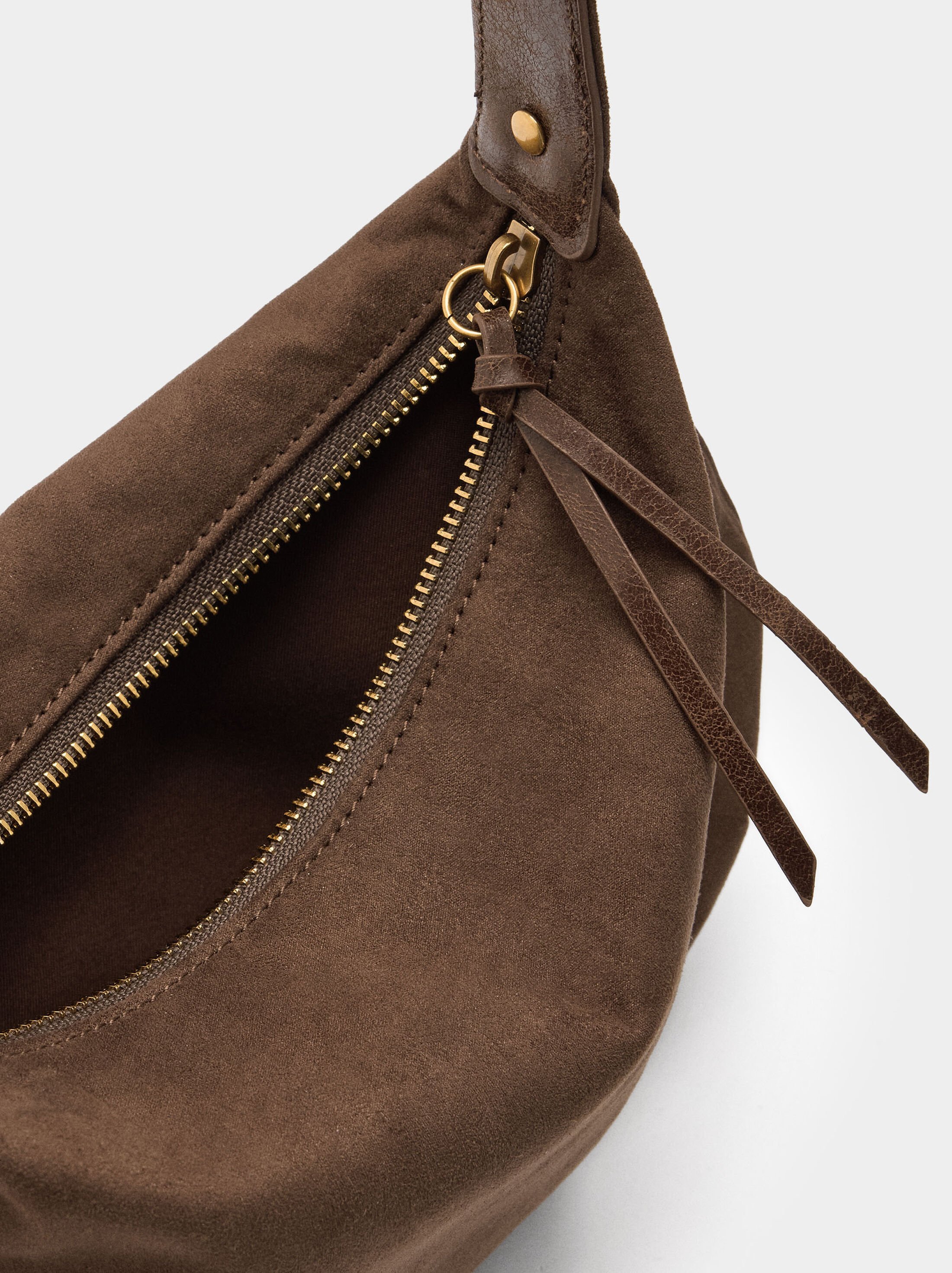 Shoulder bag with leather-effect image number 3.0