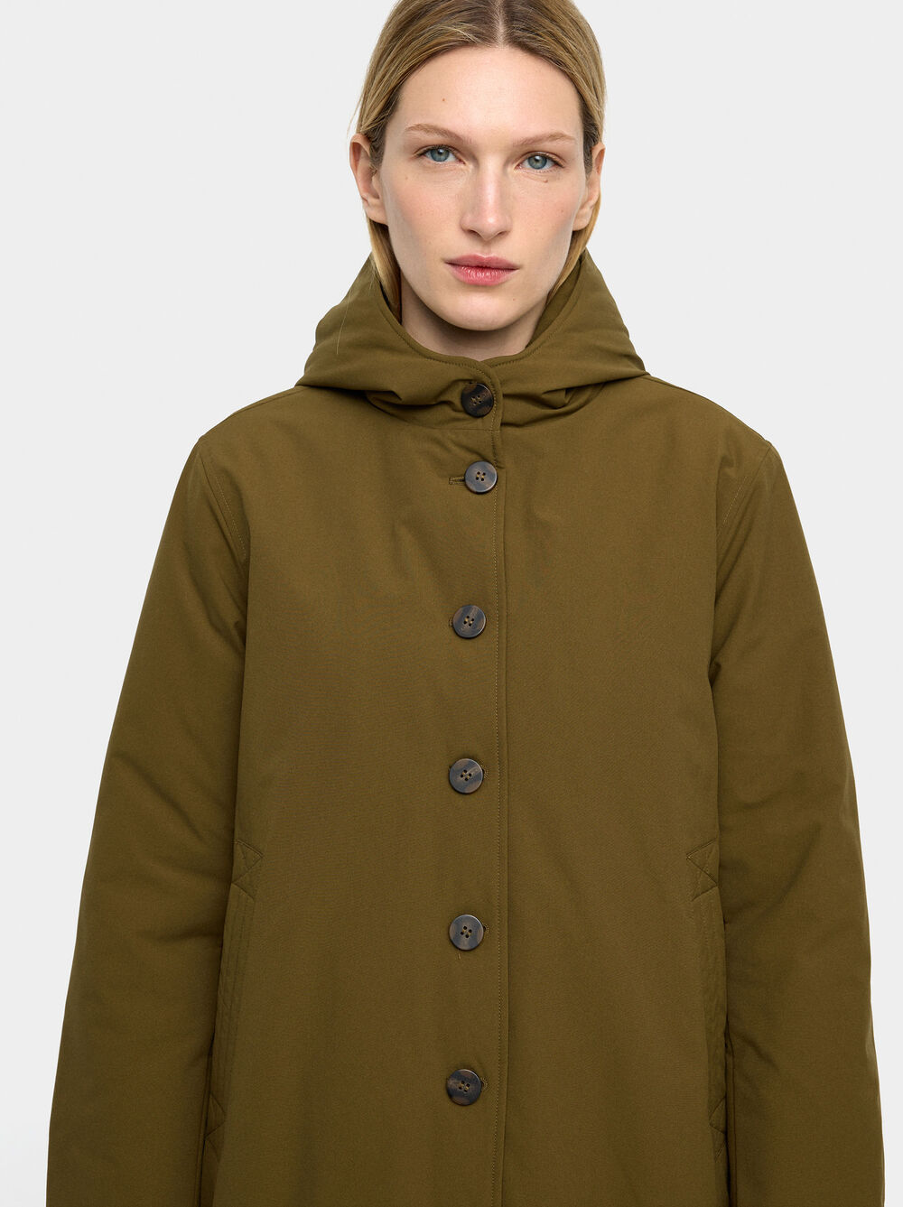 Padded jacket with hood