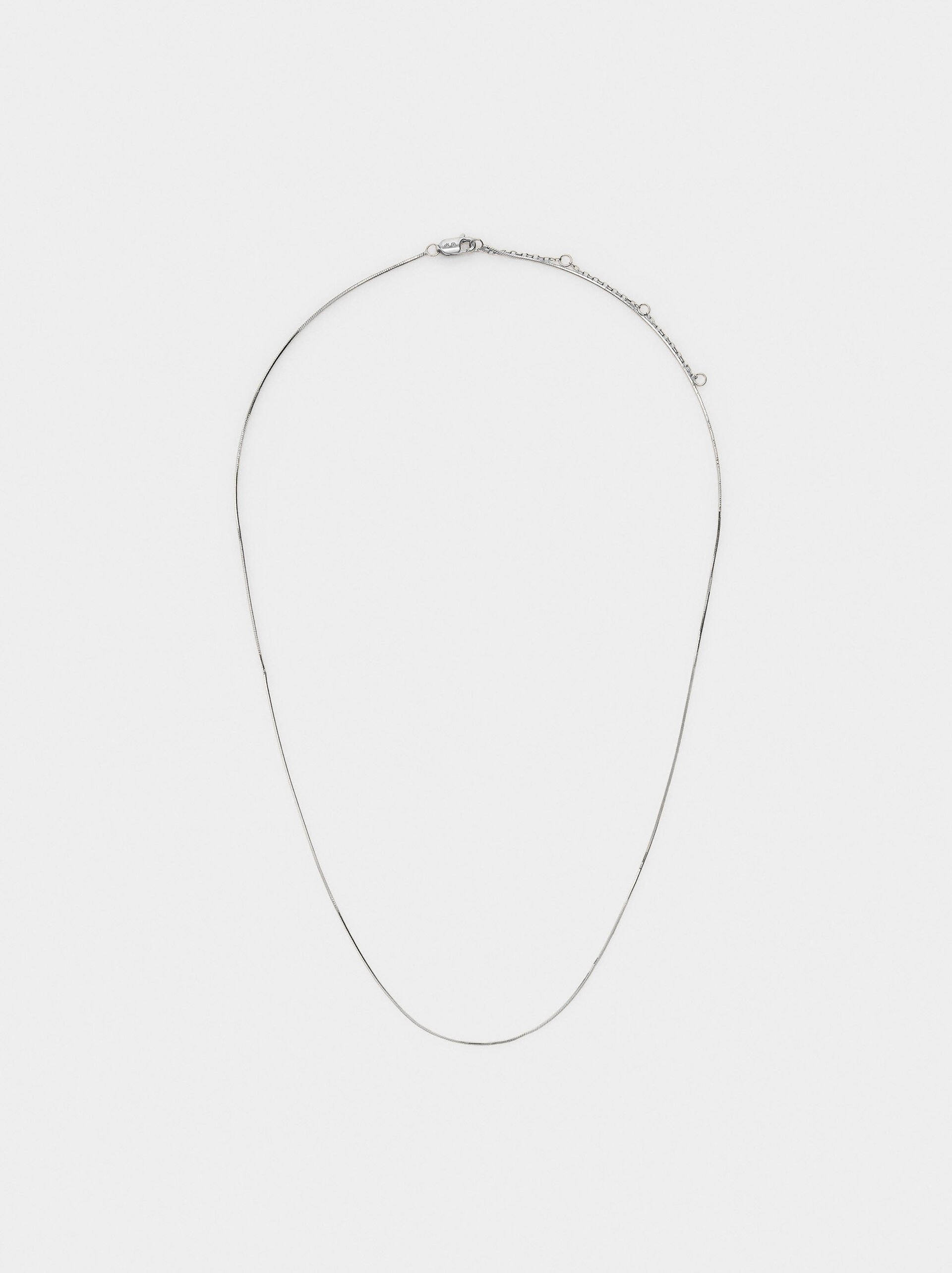 Collier chaîne serpent - argent sterling 925 image number 1.0