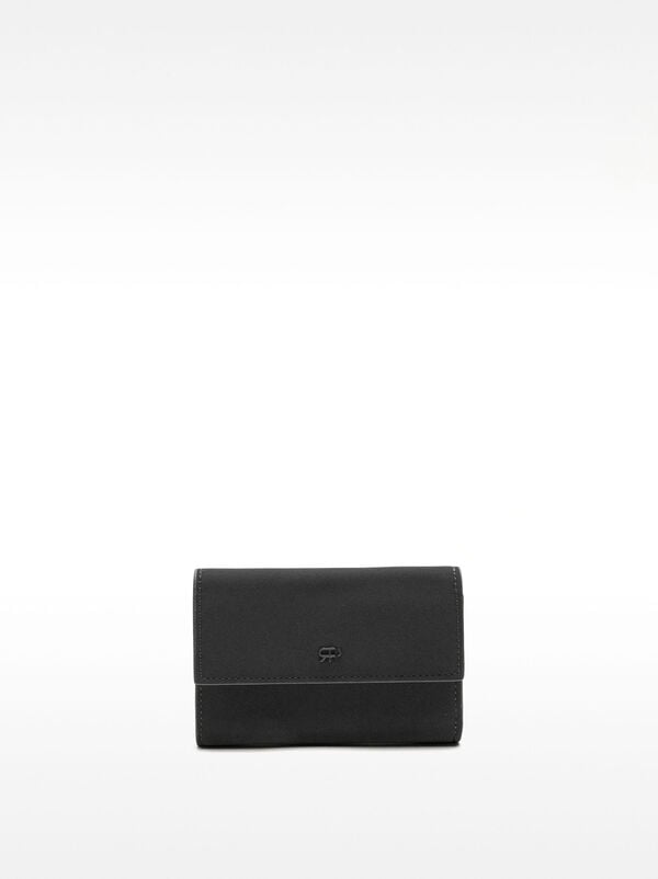 Soft texture flap wallet