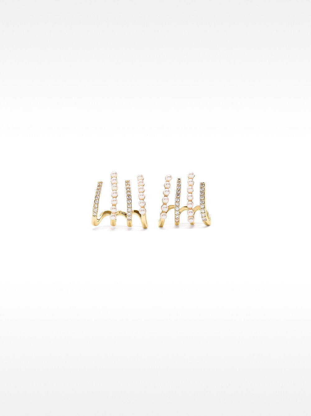 Multi-hoop effect earrings
