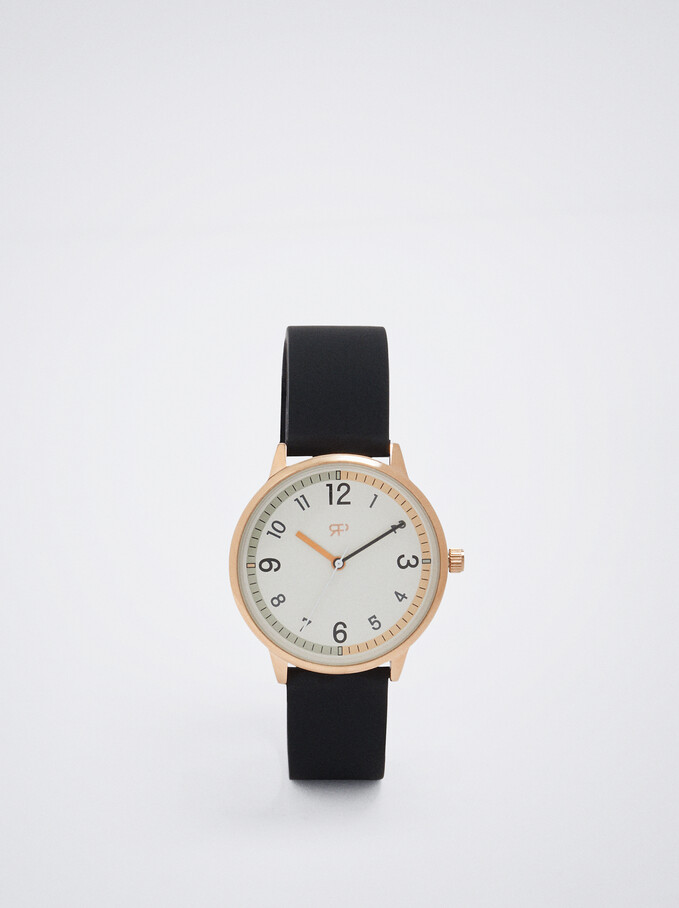 Watch With Interchangeable Straps, Rose Gold, hi-res