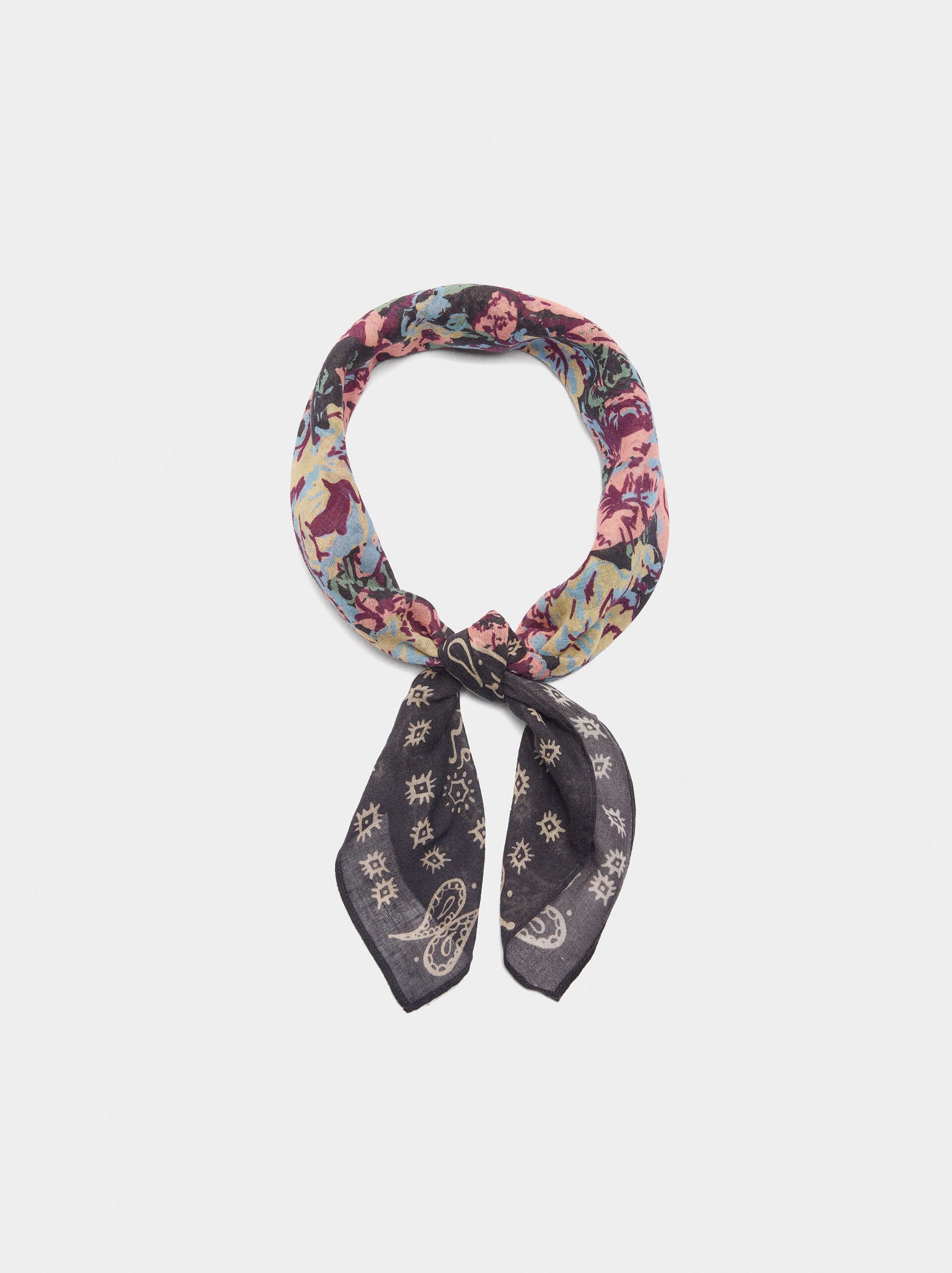 Square scarf 100% cotton image number 2.0