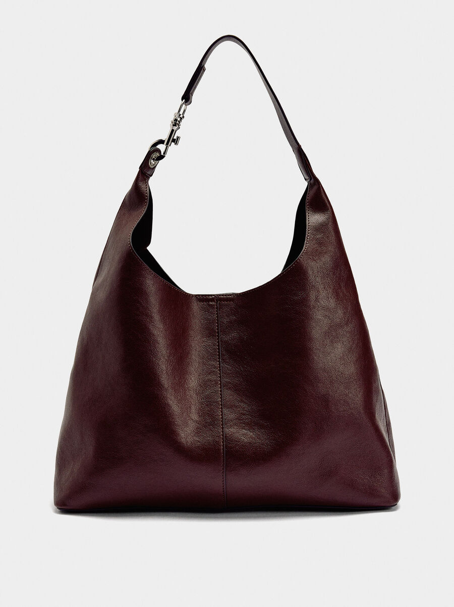 Shoulder bag with carabiner