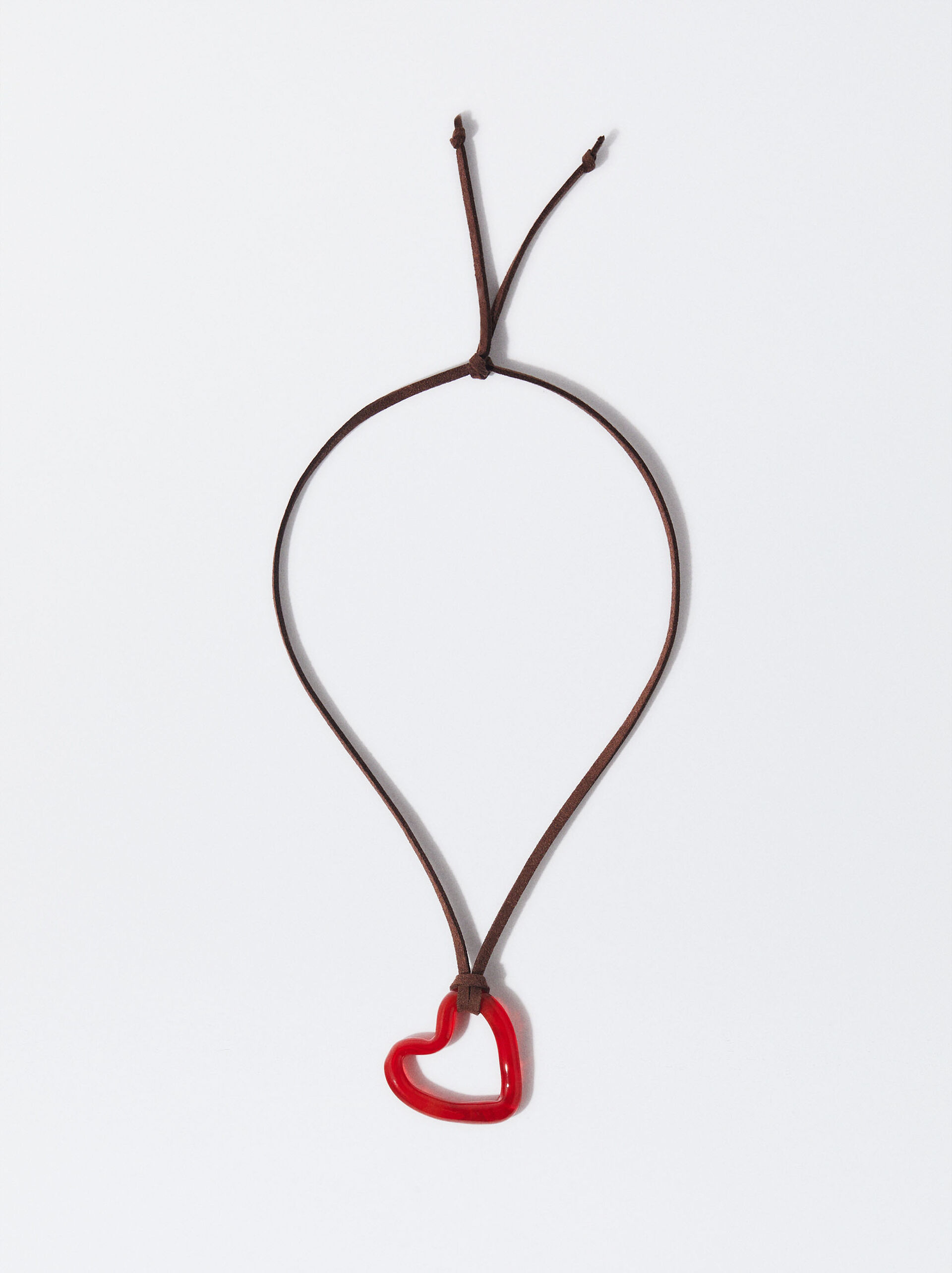 Online Exclusive - Collana In Corda Con Cuore image number 0.0