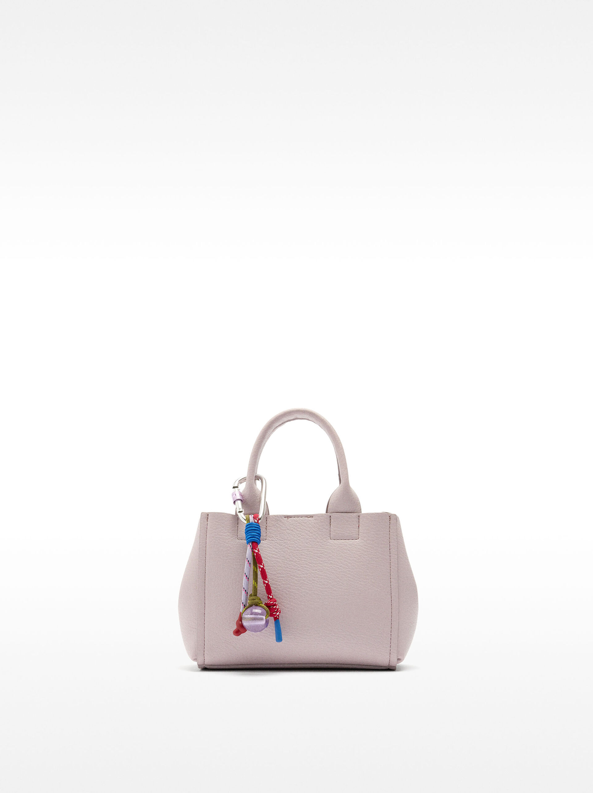 Mini tote bag with pendant image number 1.0