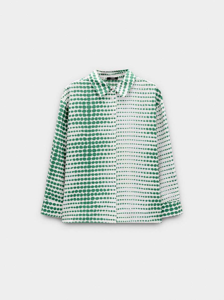 Camisa fluida con estampado
