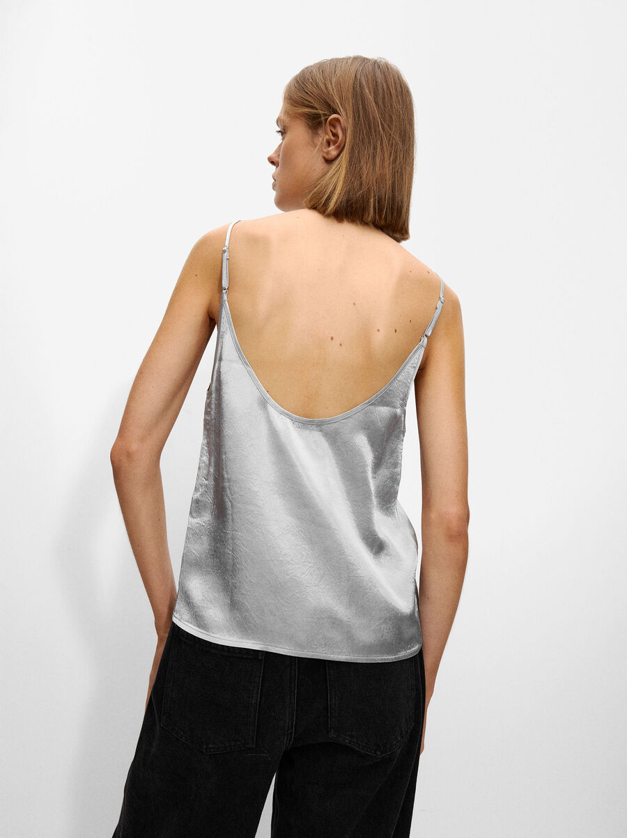 Satin top