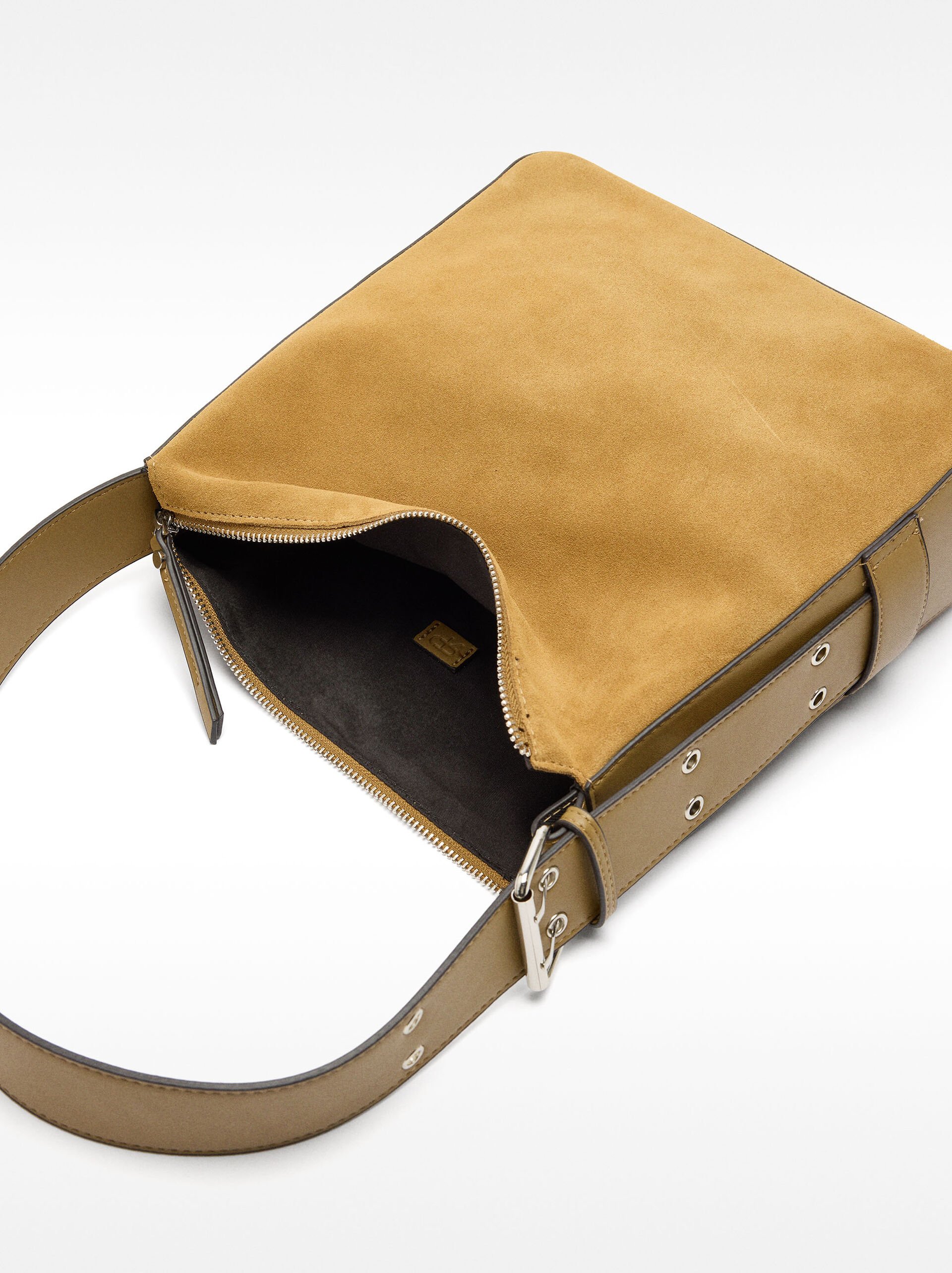 Bolso de hombro de piel image number 4.0