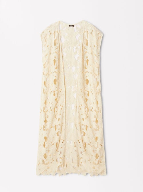 Online Exclusive - Embroidered Cotton Vest