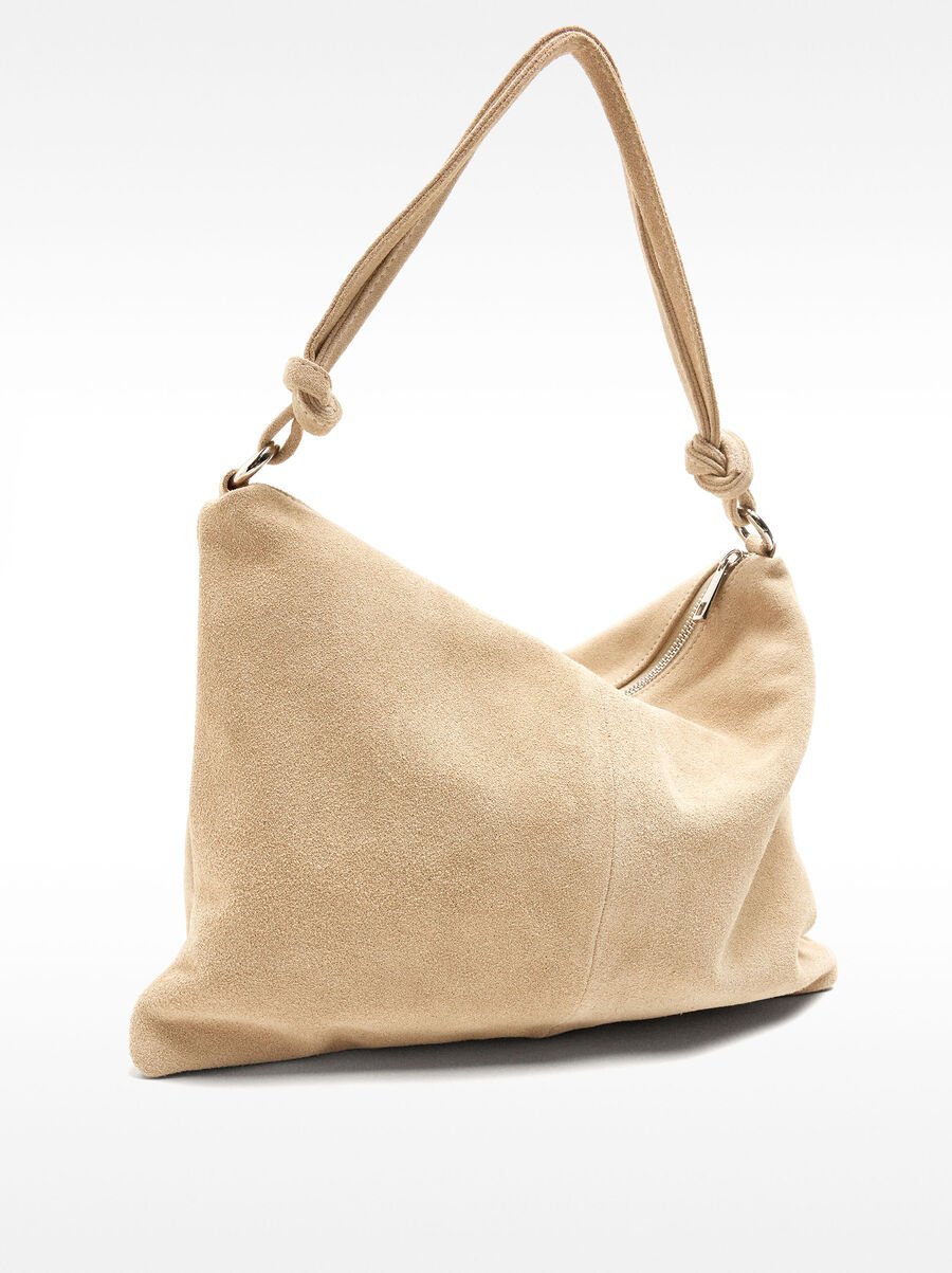 Leather shoulder bag