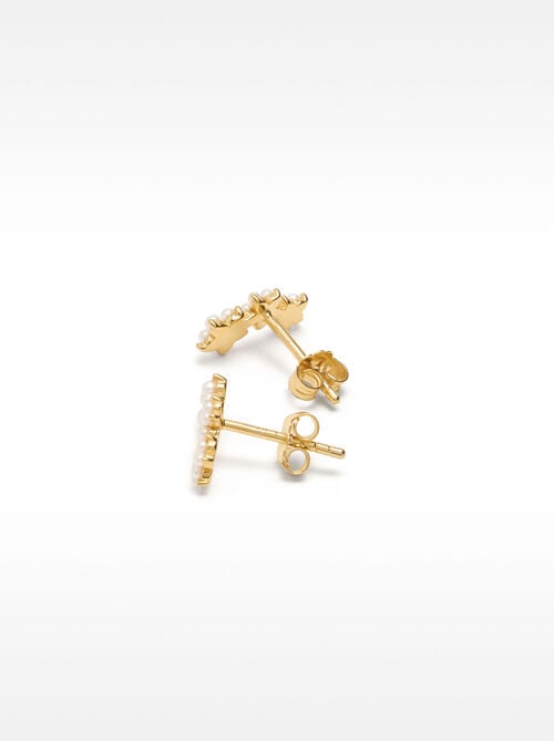 Pendientes con circonitas - Plata de ley 925
