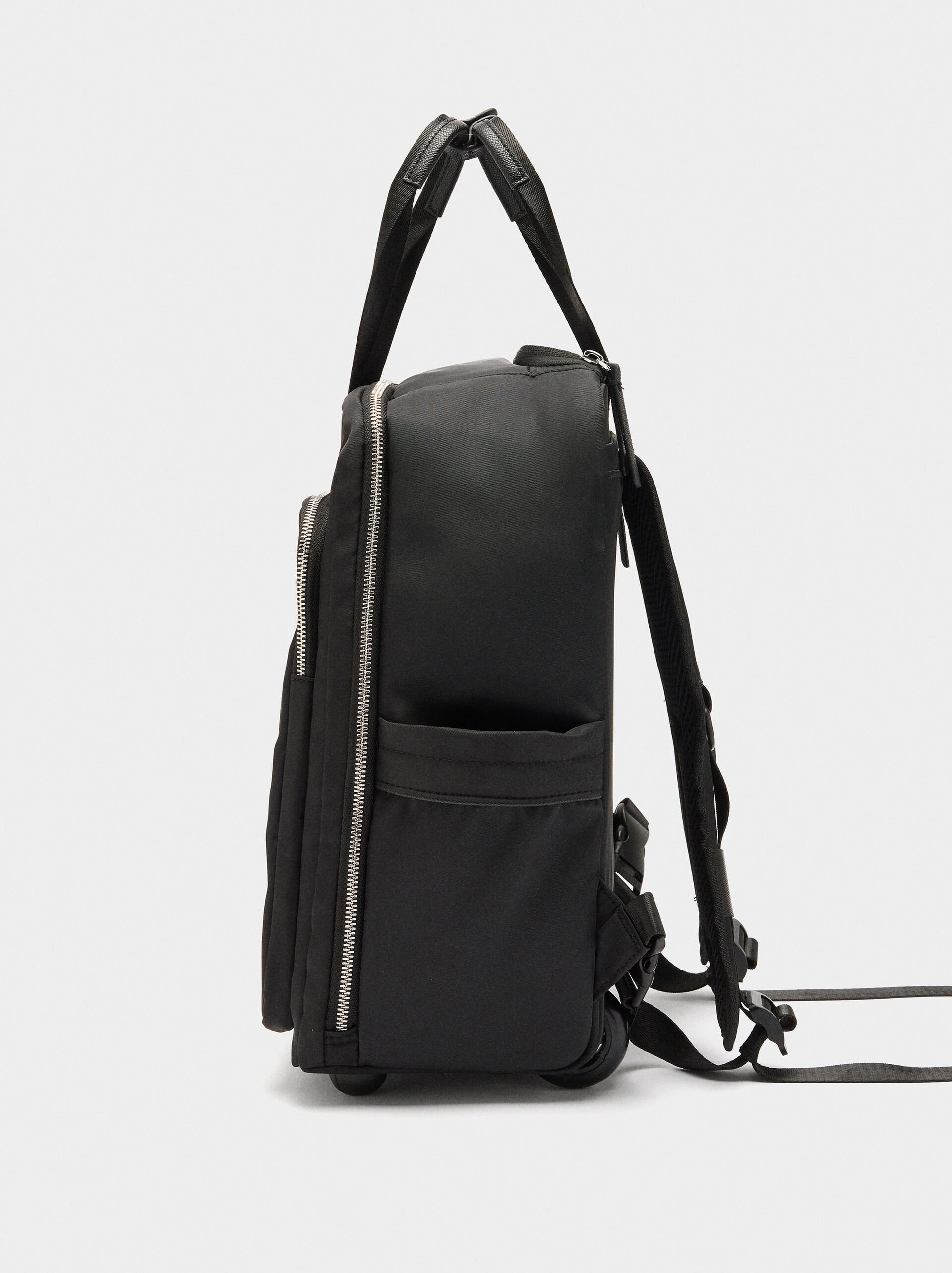 Mochila de nylon con ruedas image number 1.0