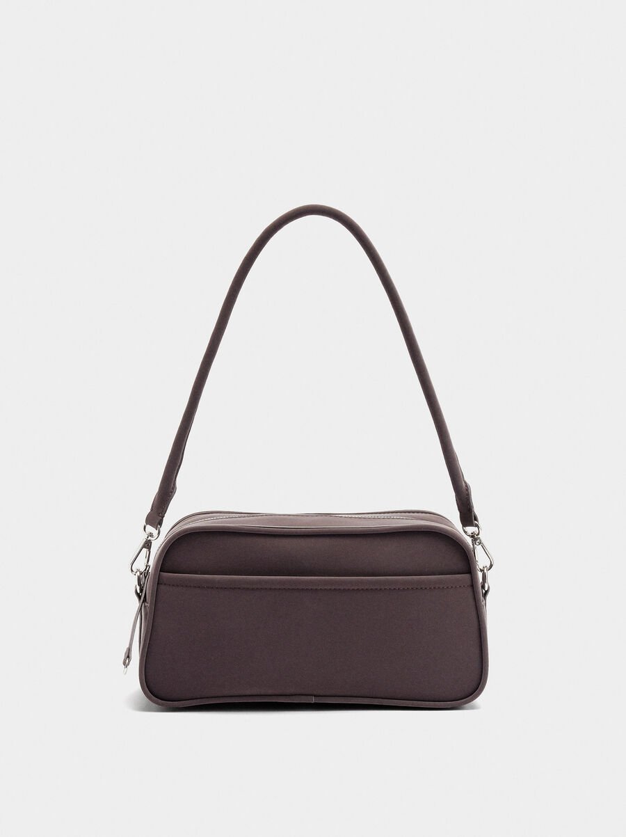 Shoulder bag with soft texture M