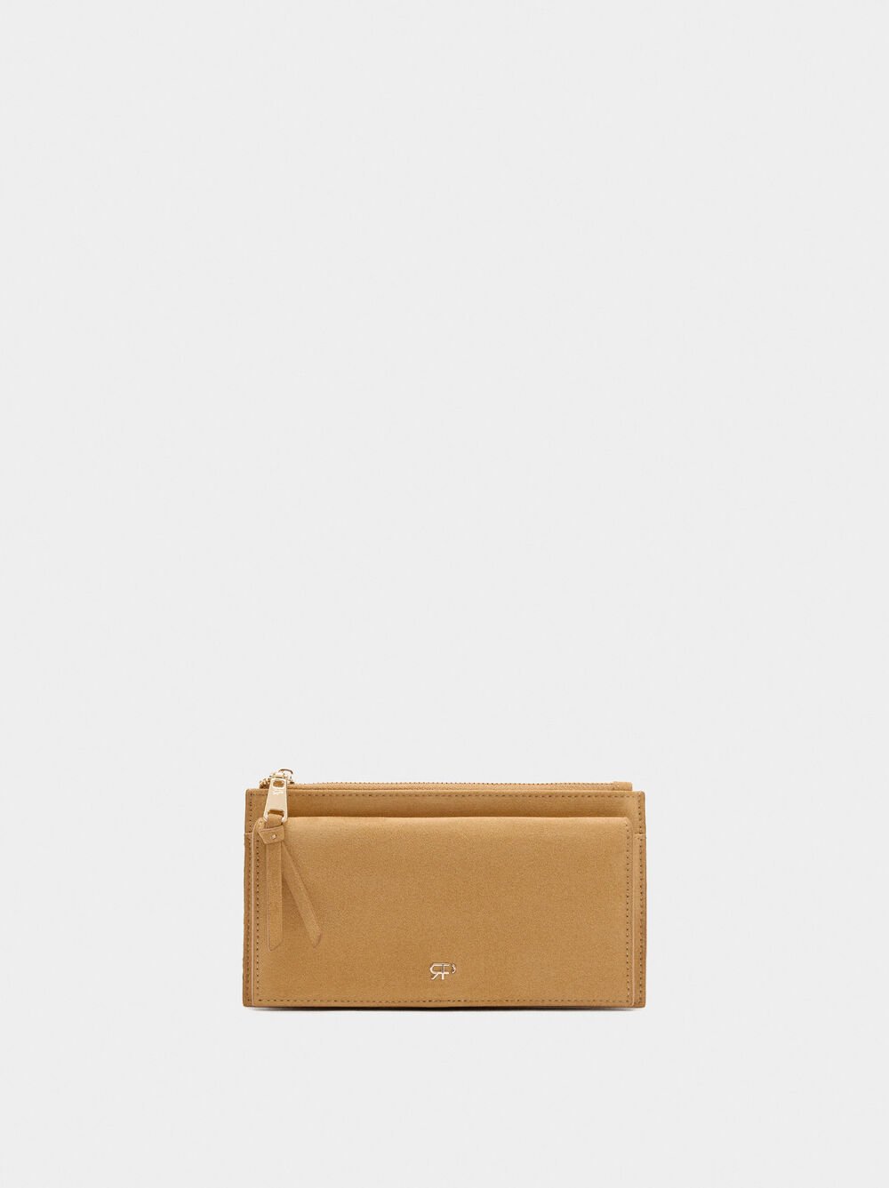 Wallet with suede effect L