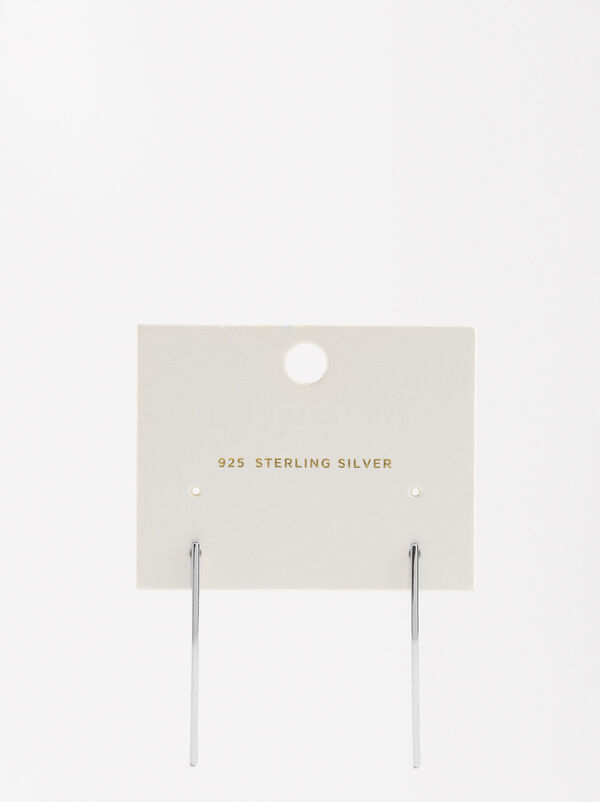 Bar earrings - 925 sterling silver