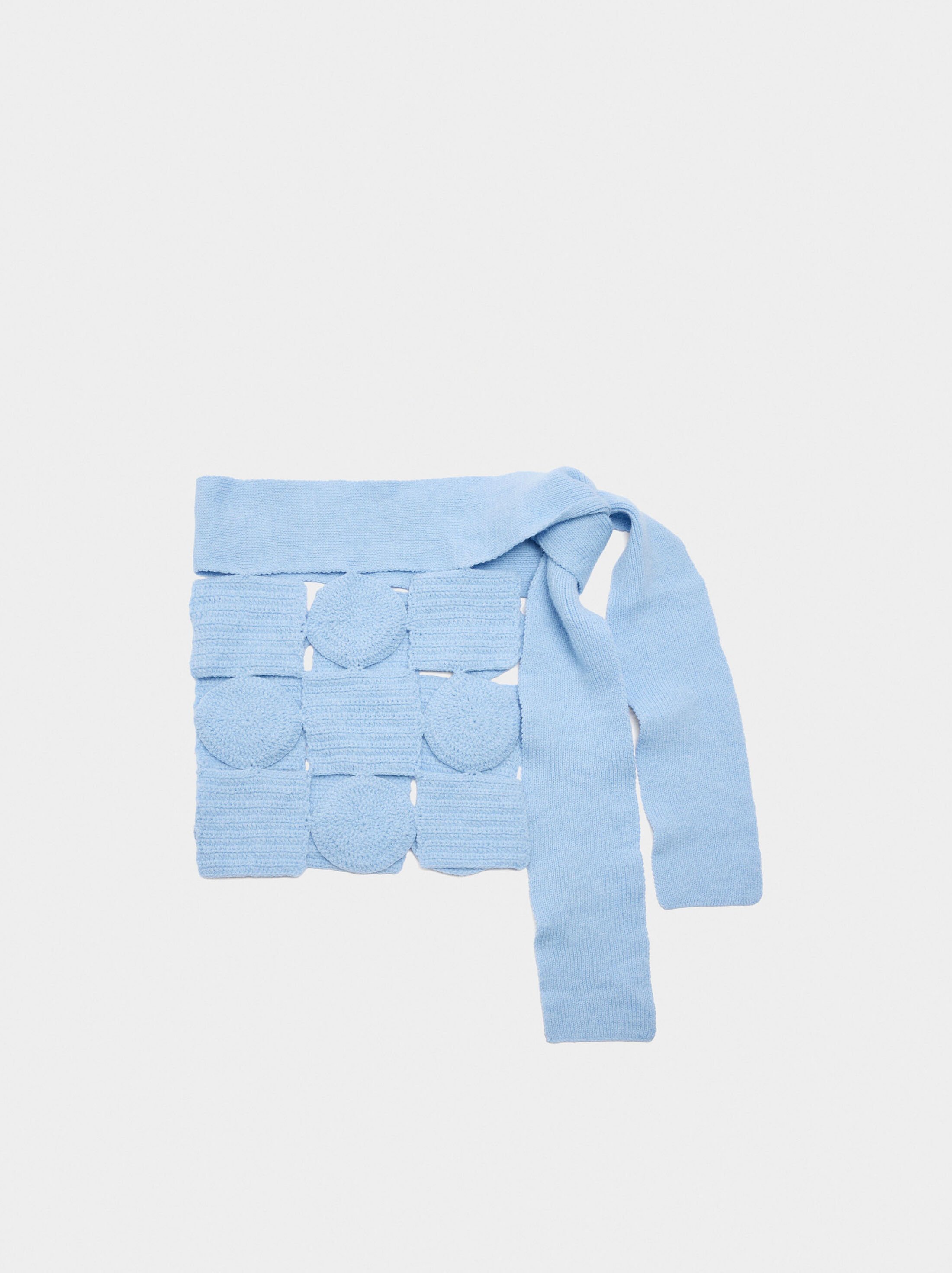 Geometric crochet shawl image number 0.0