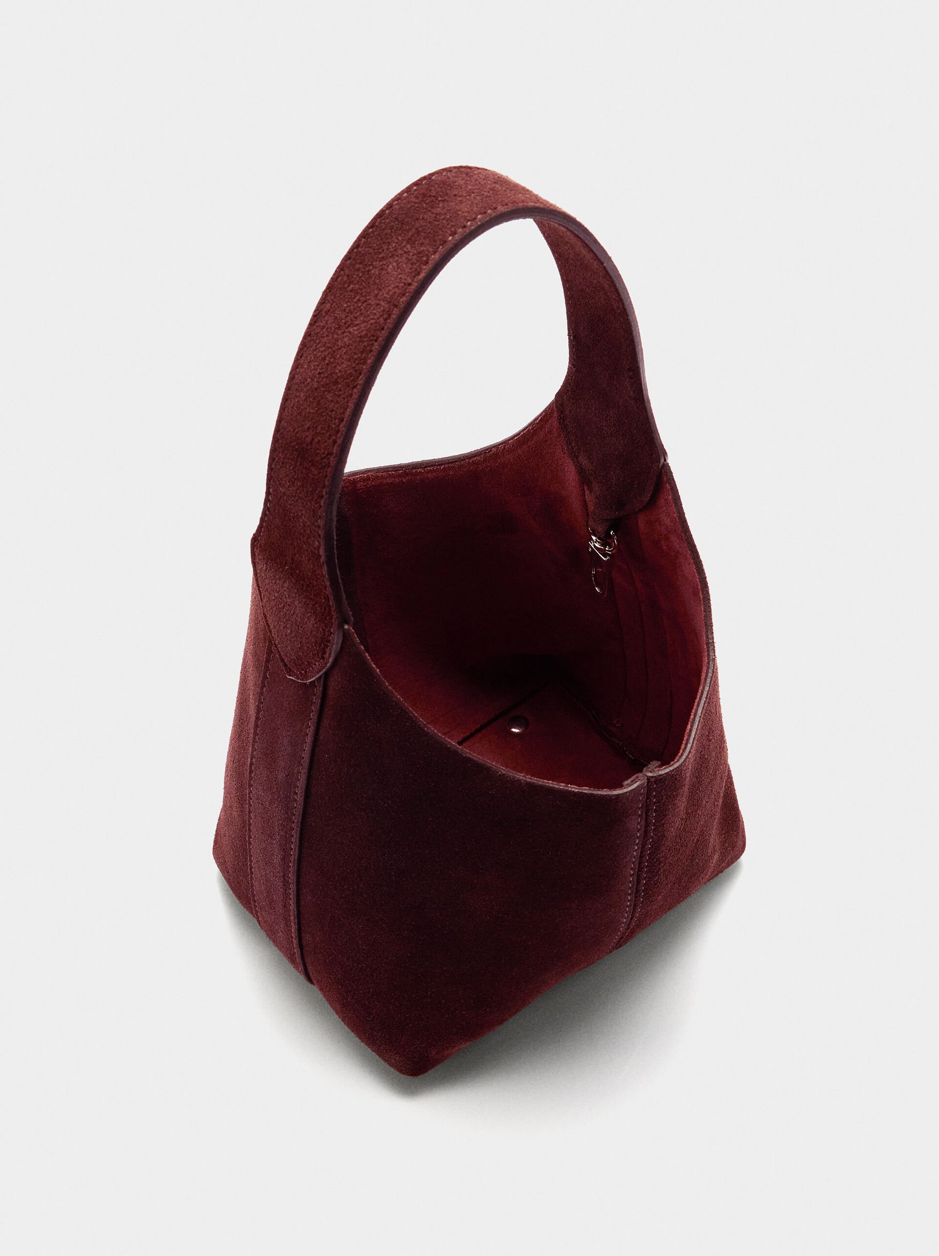 Suede bucket bag image number 3.0