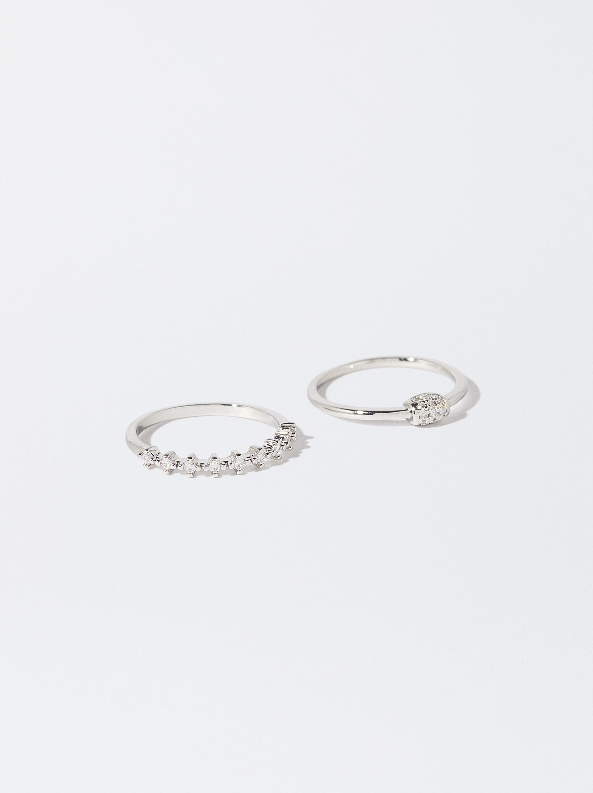 Set Of Rings With Zirconia image number 1.0