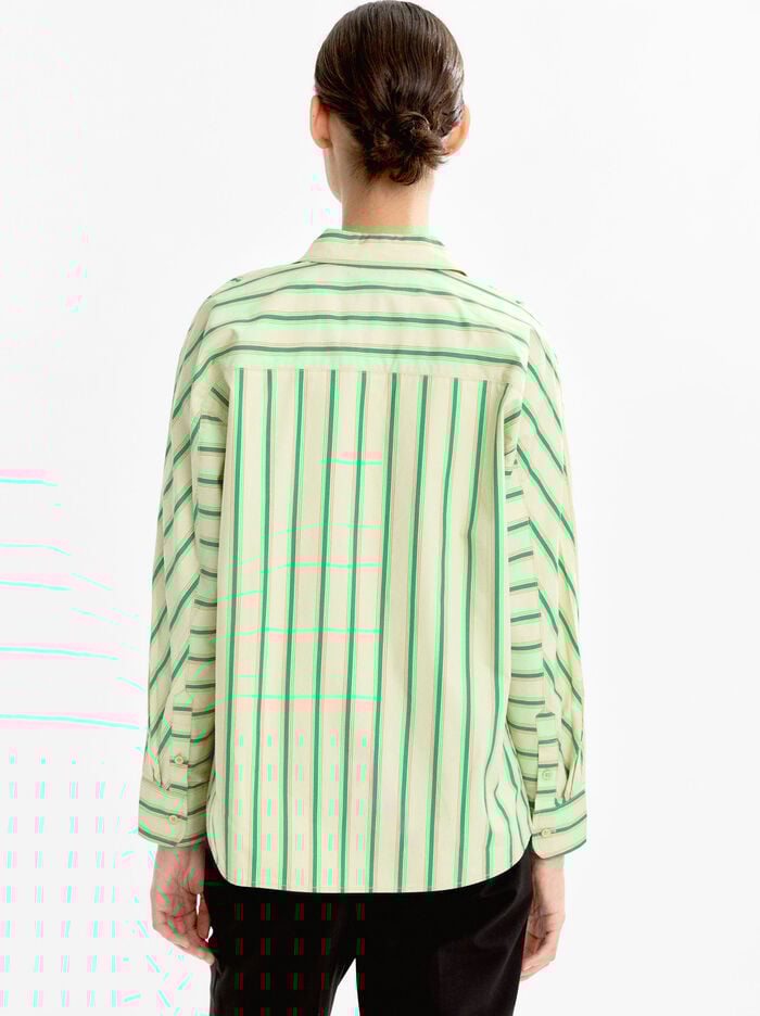 Camisa de rayas de 100 % algodón