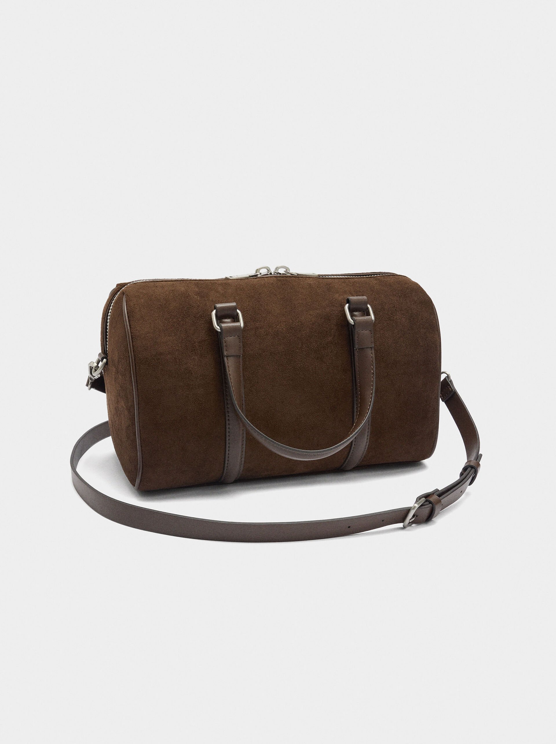 Bowling bag with suede effect image number 3.0