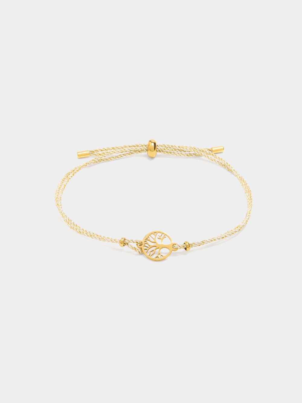 Adjustable bracelet with tree of life
